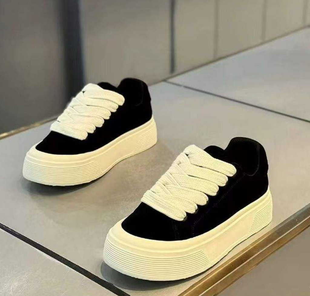 Men's White Skateboarding Sneakers