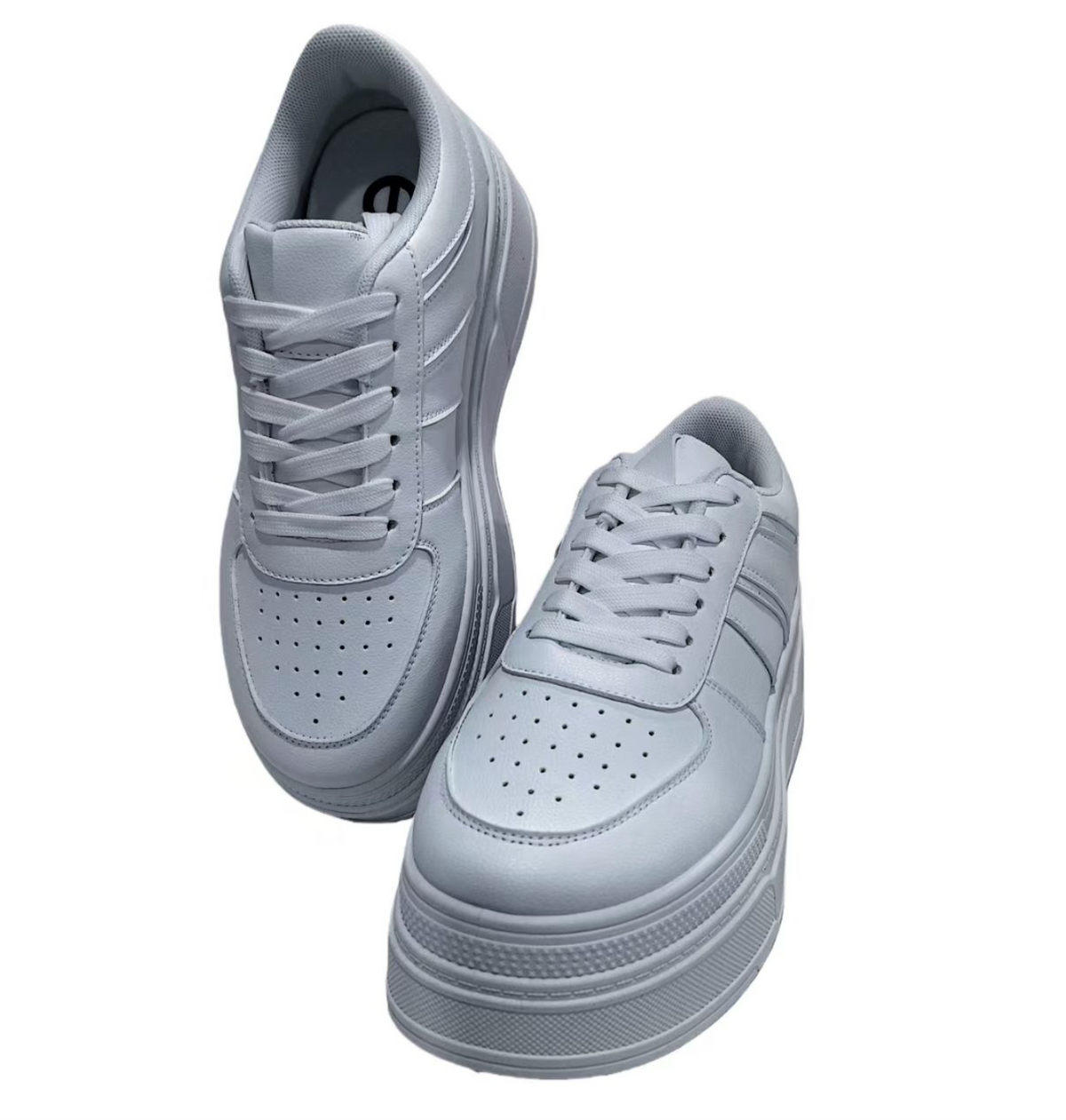 Women's Lace-Up Platform Casual Sneakers