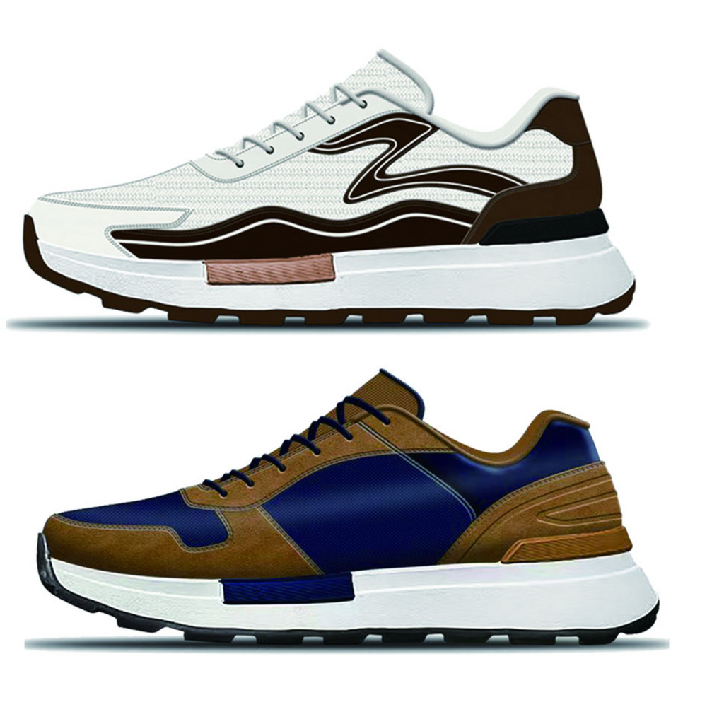 Men's White Skateboard Sneakers
