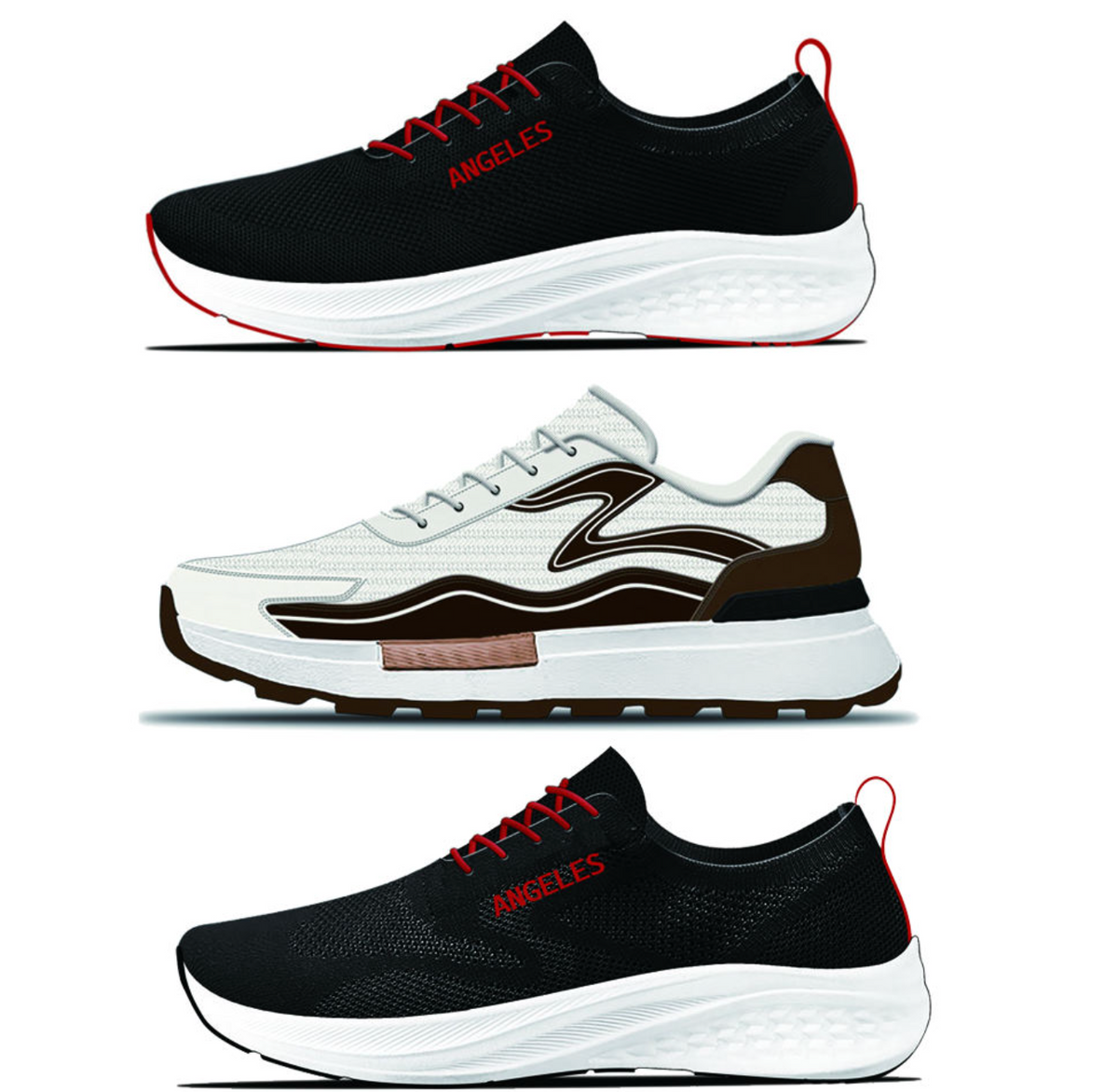 Men's White Skateboard Sneakers