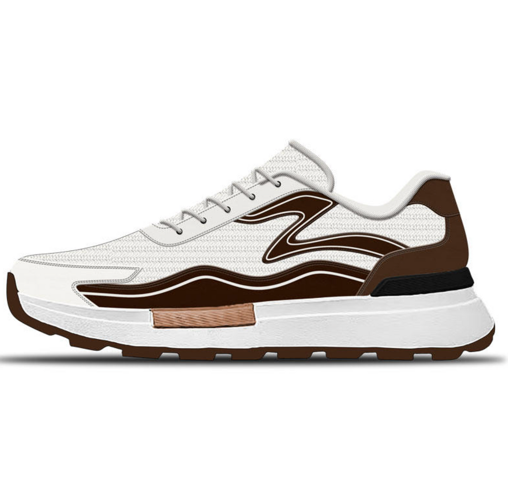 Men's White Skateboard Sneakers